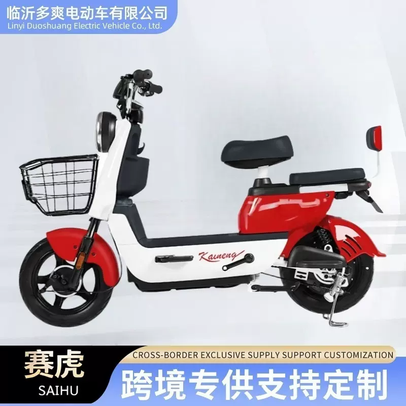 赛虎电动自行车源头厂家48V两轮电动车跨境批发助力电瓶车电单车
