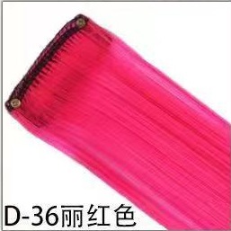 Pelucas de cabello de dama, pieza de seda a alta temperatura