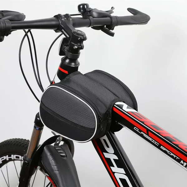 Bicycle Bag Riding Upper Tube Bag Mountain Bike Front Beam Bag Storage Bag Bicycle Saddle Bag Front Beam Bag Bag Bag