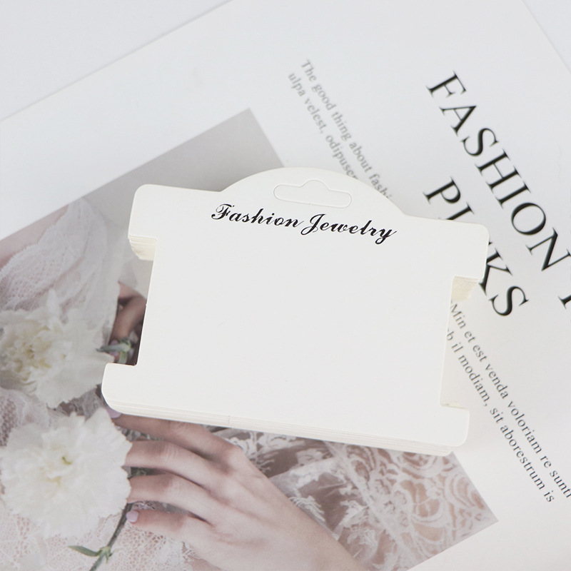 毛巾圈头饰卡片英文皮筋卡片 饰品包装材料手工发饰diy配件