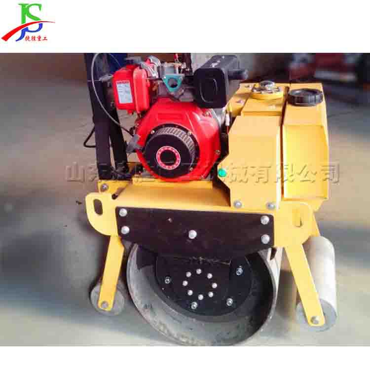 Rodillo de una sola rueda de mano Máquina de nivelación de vertederos de baches de carretera pequeña máquina de compactación de surco de suelo de relleno