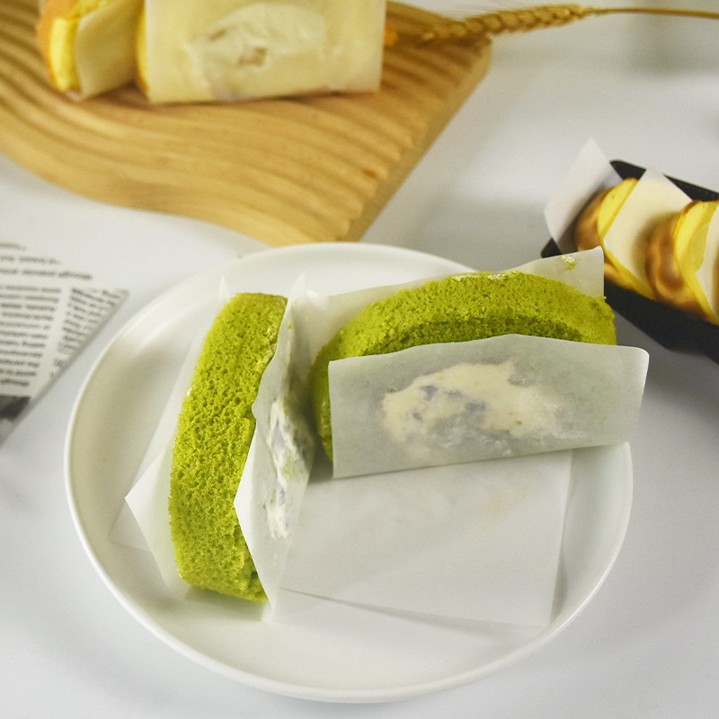 Pooh rollo suizo papel de partición papel de borde cuadrado papel de mano para hornear a prueba de aceite rollo de pastel de papel a prueba de aceite embalaje decorativo