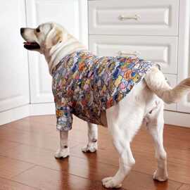 狗狗衣服大型犬夏季衣服薄款拉布拉多金毛网眼舒适透气衣服