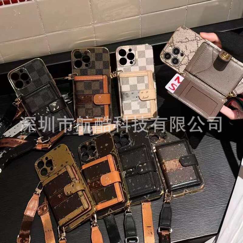 Apple 17/16 Promax Mobile Phone Case Suitable for iPhone 14 Protective Cover High Quality Diagonal Card Holder Mobile Phone Case Apple 17/16 Promax Mobile Phone Case Suitable for iPhone 14 Protective Cover High Quality Diagonal Card Holder Mobile Phone Case