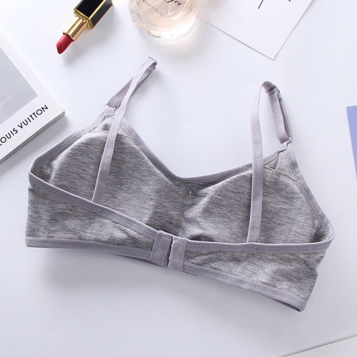 Women's pure cotton camisole vest for girls in their development period, chest-wrapped, anti-exposure, adjustable shoulder straps, tube top, student underwear