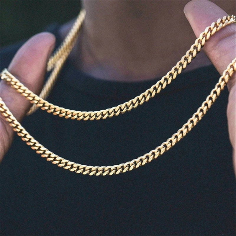 Hip-hop Geometric Titanium Steel Plating Unisex Necklace display picture 5
