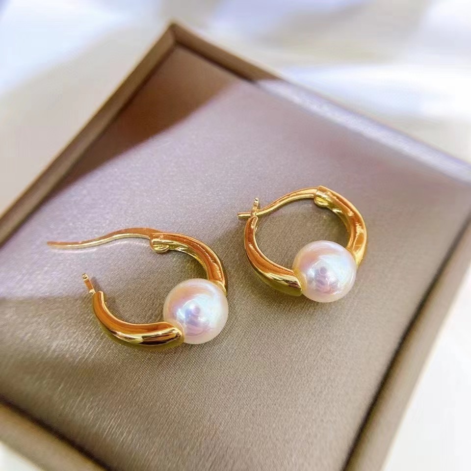 earrings from pearl