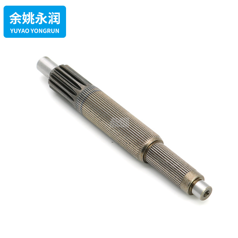 不锈钢花键轴 不锈钢轴件 花键直纹轴精密加工 电机芯轴 齿轮轴