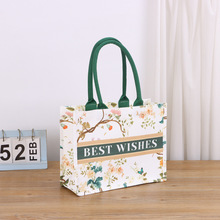 印花帆布包定制批发大容量单肩包手提帆布袋定制LOGO通勤托特包