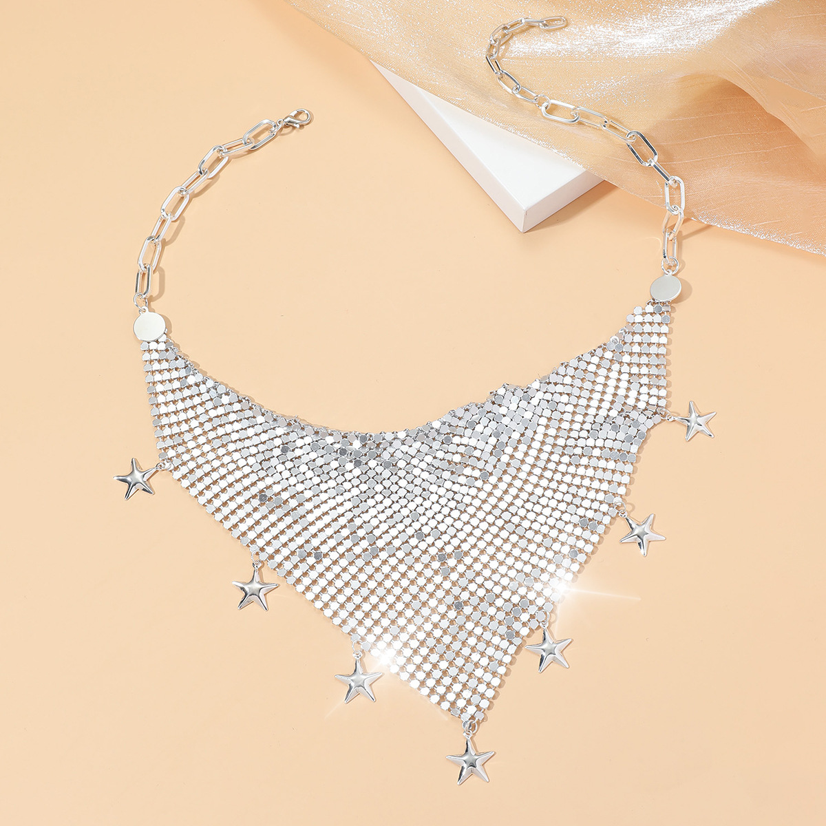 Solid Color Pattern Simple Style Classic Style Solid Color Alloy Wholesale Choker
