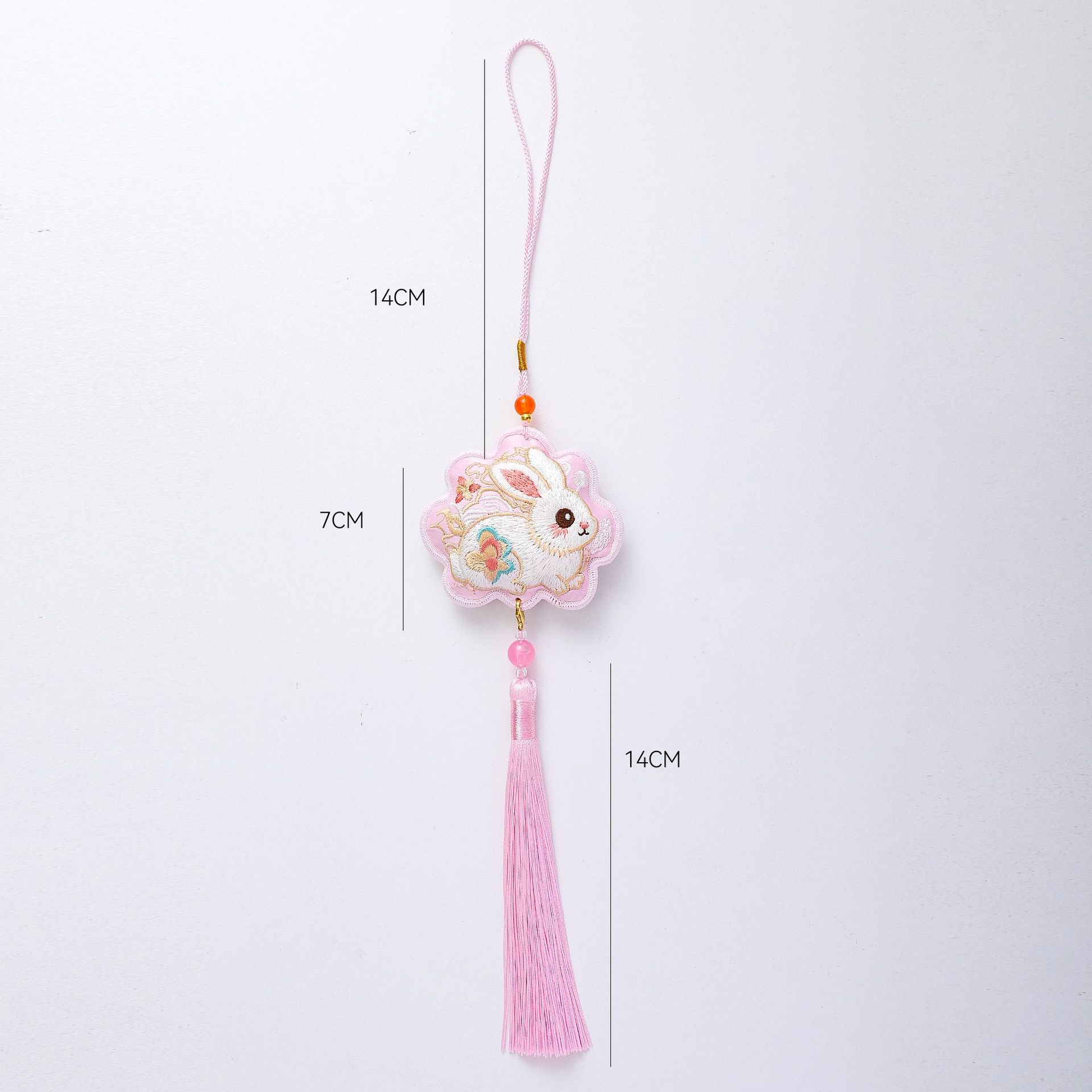 Nuevo medio otoño luna conejo colgante de bordilla decoración caja de regalo embalaje DIY materiales de florista