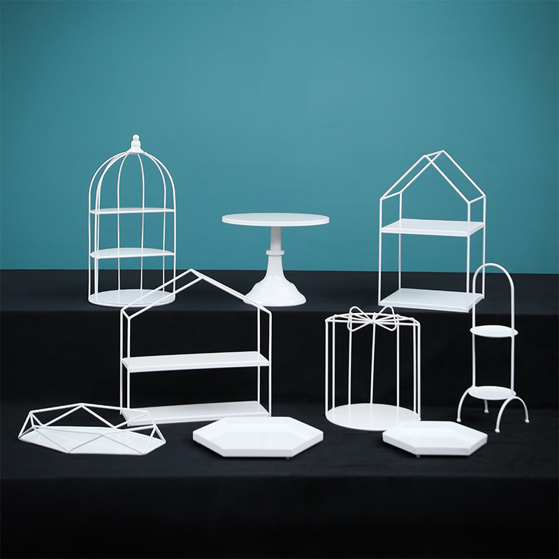 Decoración de postre europea, estante de exhibición, set de comida fría, descanso de té, estante de dulces, plato de fruta, pastel, bocadillos