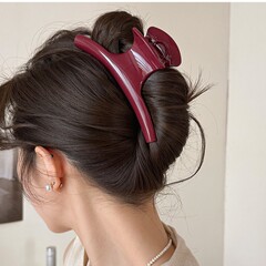 フランスのハイエンド特大湾曲アクリルヘアピン女性用ベーシック多用途ヘアピンインスタイルシャーククリップ