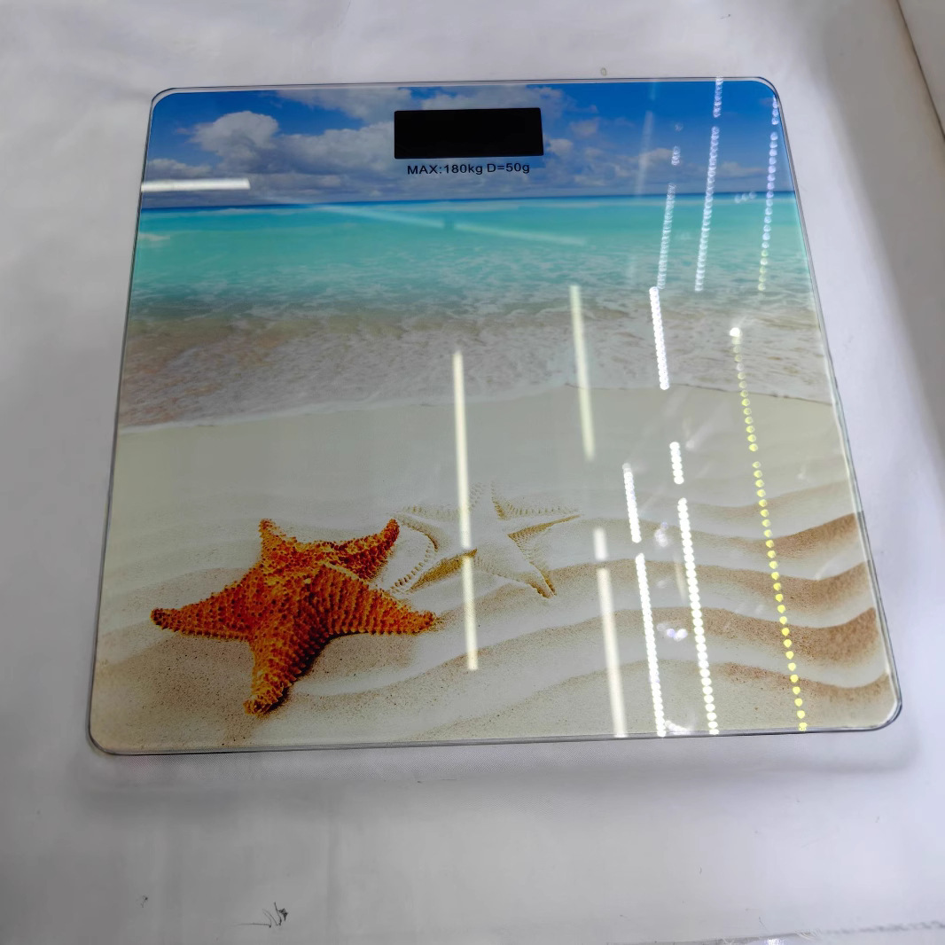 Báscula de cuerpo humano 2025 26*26CM Báscula electrónica Báscula de peso para el hogar Báscula de cuerpo humano 180KG Modelo de comercio electrónico transfronterizo
