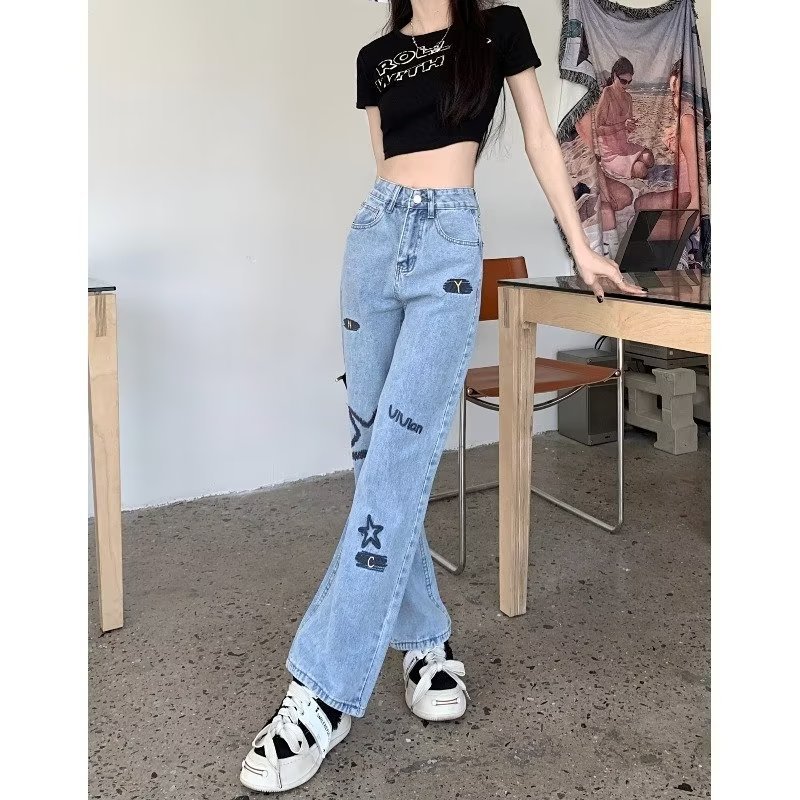Light thin jeans