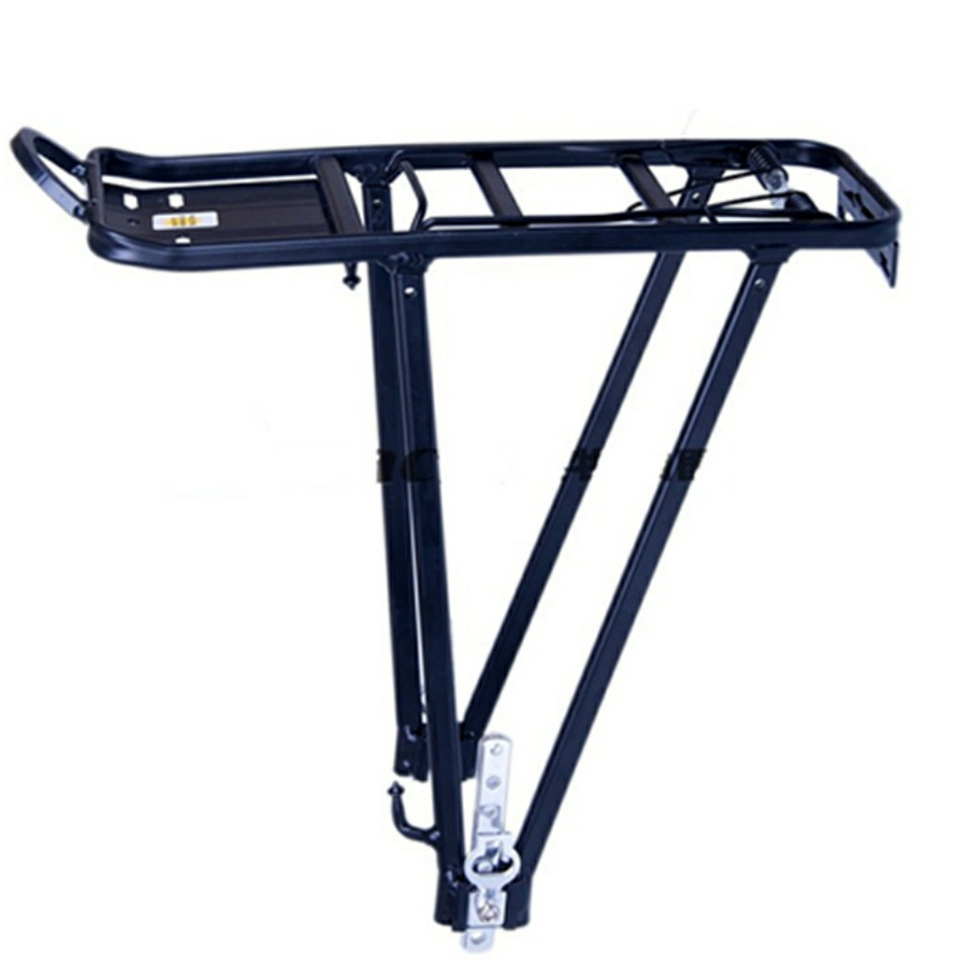 Bicicleta trasera percha de aleación de aluminio trasero estante de freno de disco de liberación rápida bicicleta de montaña percha trasera estante 023