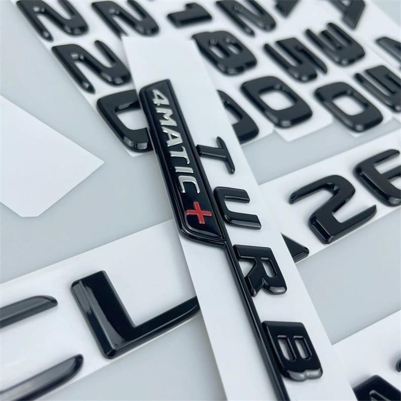 CLA black label Mercedes-Benz CLA modified black tail emblem CLA35 CLA200 CLA260 CLA45 car emblem blacked out