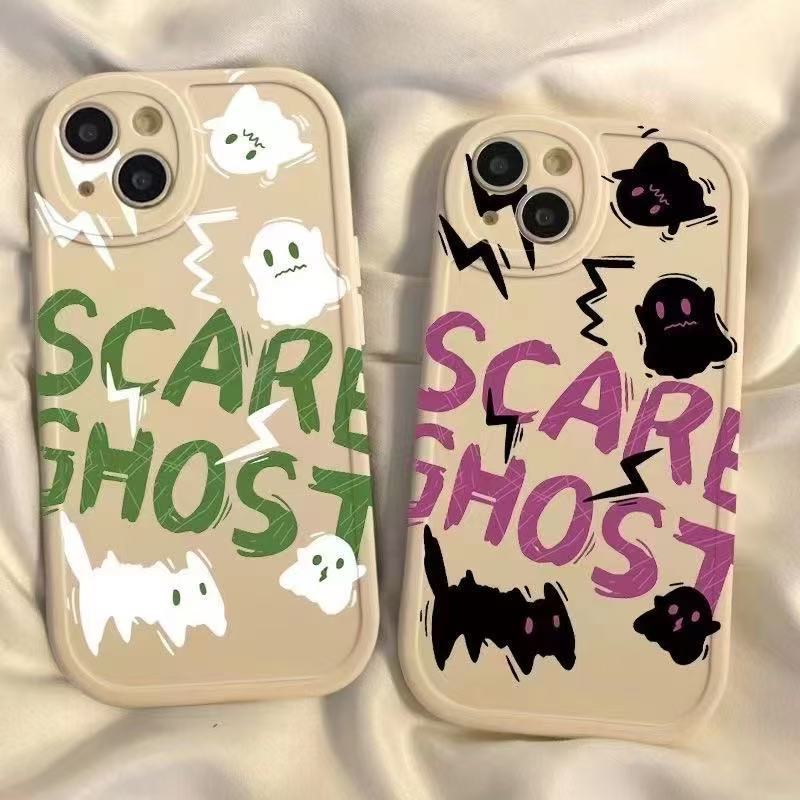 Pareja fantasma para iPhone 16 funda para teléfono móvil Europa y América Apple 14promax Japón y Corea 13/12/15/11x