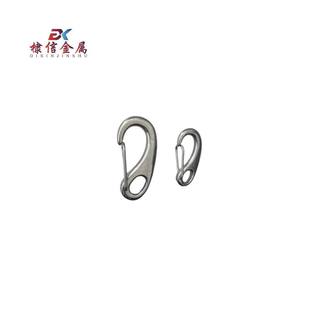 Egg-Shaped Hook Stainless Steel Shackle Hardware Accessories Keychain Diving Mountaineering Spring Buckle Lobster Hook Manufacturer Hook