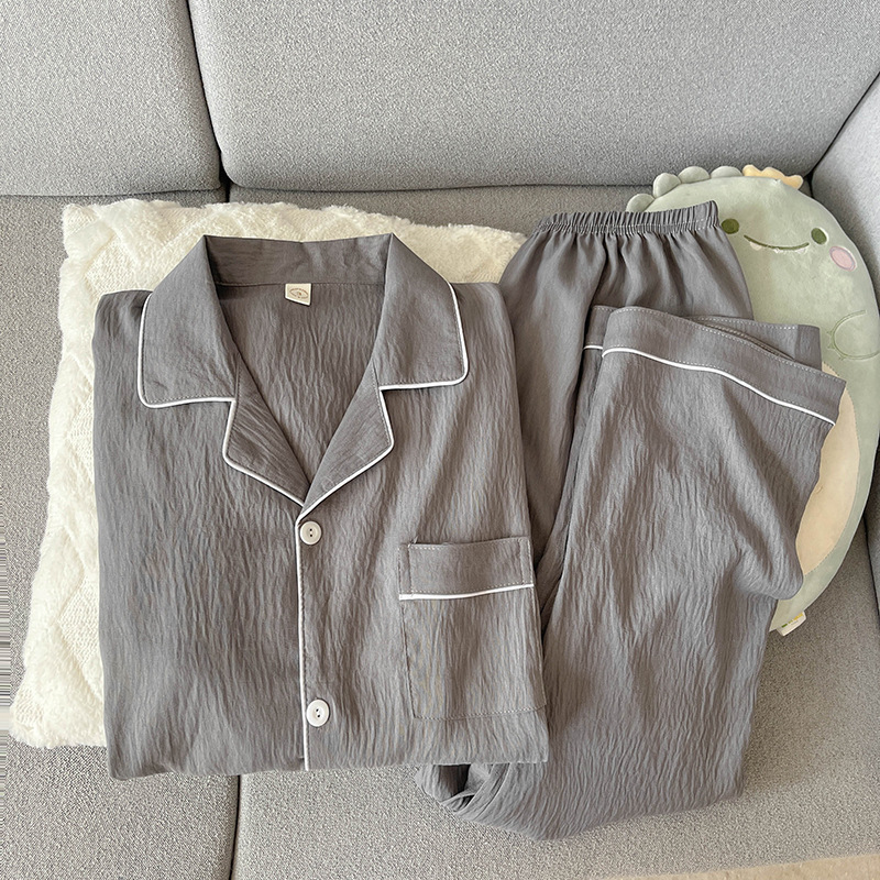 Yunduo cotton-18305# men's dark gray (double length)