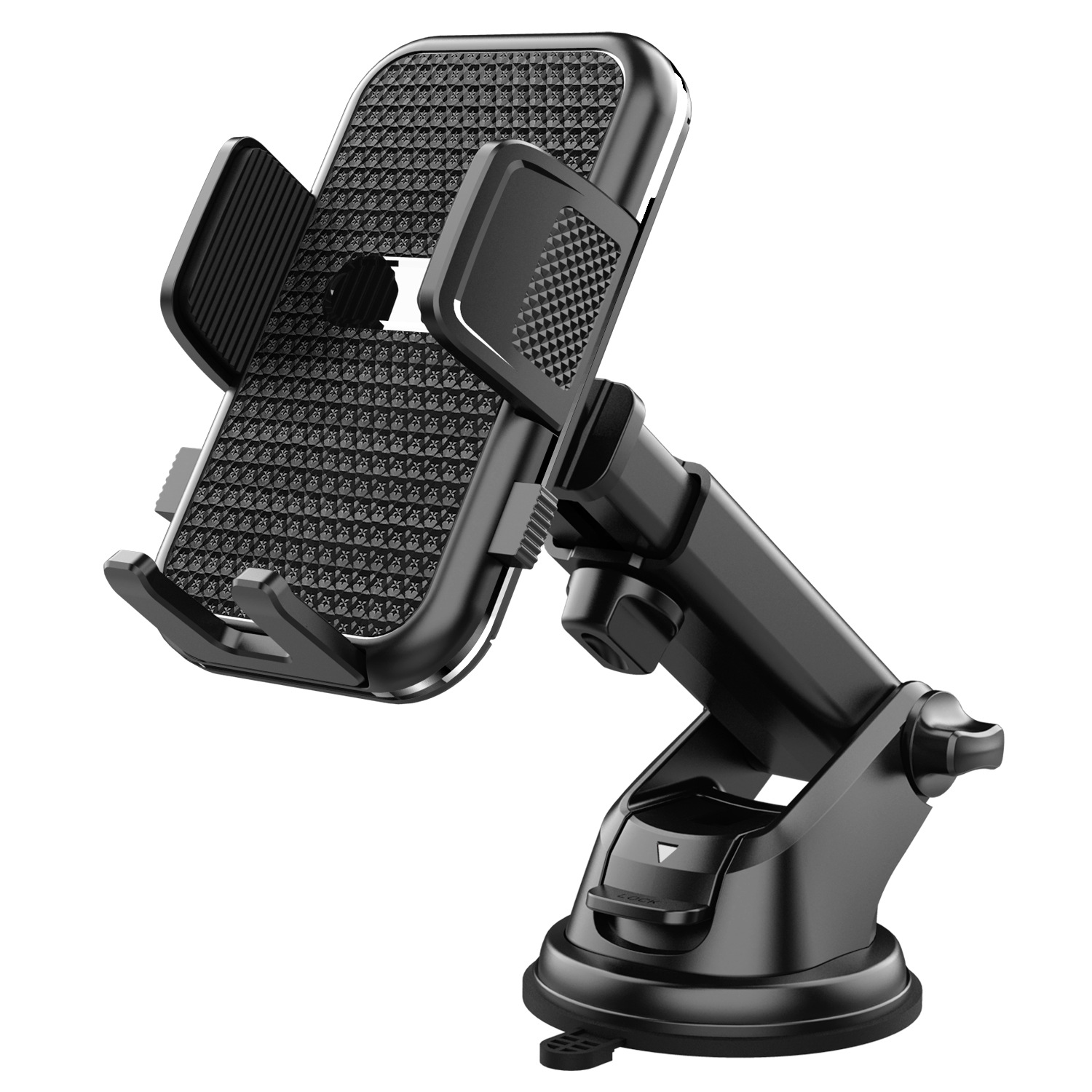 Multifunctional Car Mobile Phone Holder, Car Dashboard Windshield Suction Cup Type Retractable Navigation Mobile Phone Holder