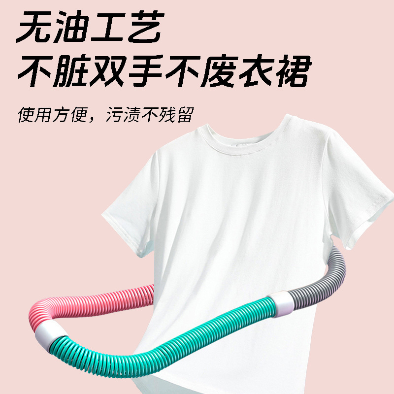 弹簧呼啦圈加重瘦腰减肥成人收腹健身折叠瘦身器材呼拉圈厂家|undefined