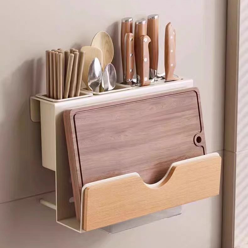 tronco viento hayaja estante palillos cesta sin perforación estante doméstico