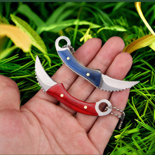 in stock Mini Knife Claw Knife Dismantle Express Knife Pocket Knife Fruit Knife Keychain Decorative Chain Knife Carry-on Box Opening Knife