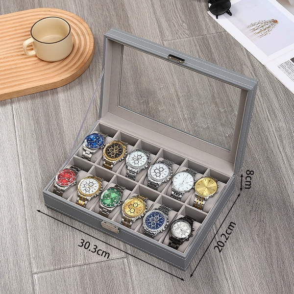 12-bit gray with lock (grey plush inside) ♢☆
