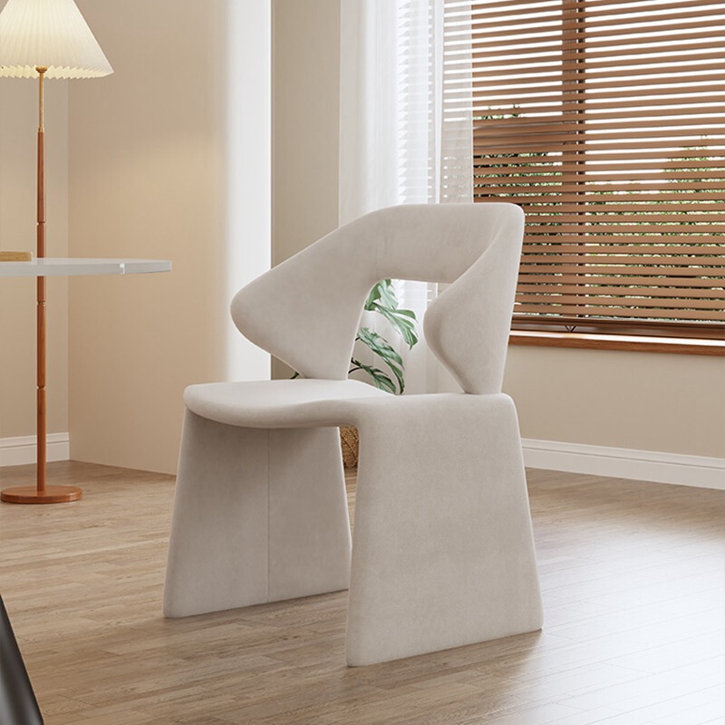 Internet celebrity light luxury dining chair negotiation reception table and chair combination one table two chairs makeup chair single sofa Rest Area single chair