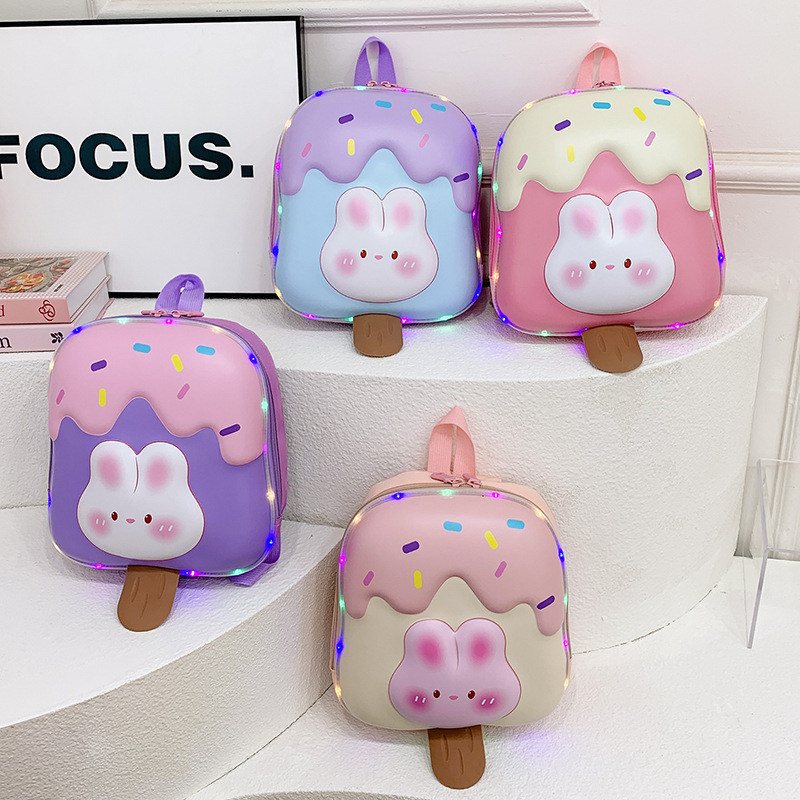 Nuevo lindo tendencia mochila infantil bebé niña niño bolso de postre ligero lindo jardín de infantes mochila