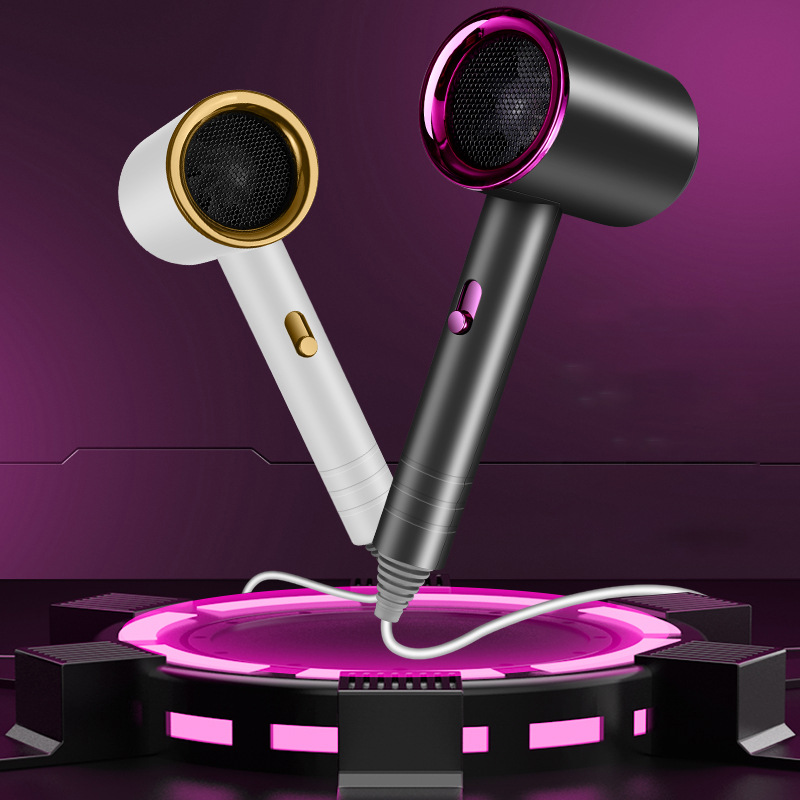 Gift Wholesale Cross-border Long Handle Hair Dryer Home Hot and Cold Blu Ray Hammer Hair Salon Student Dormitory Hair Dryer