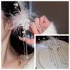 Earrings, fashionable advanced ear clips, no pierced ears, simple and elegant design, light luxury style, high-quality style