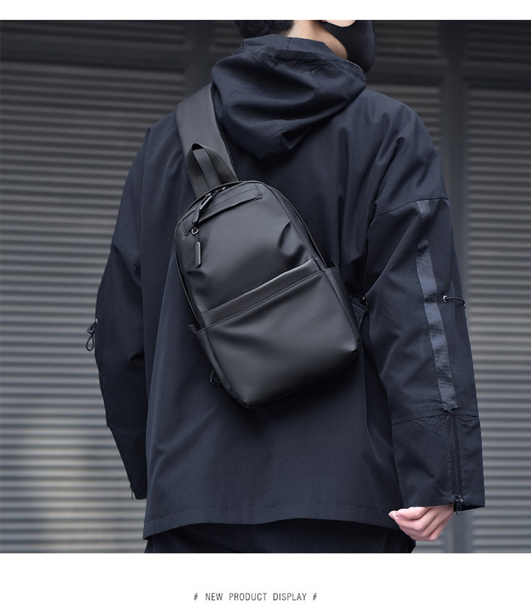 Men's Crossbody Bag Large Capacity Casual Chest Shoulder Pack_voghion.com