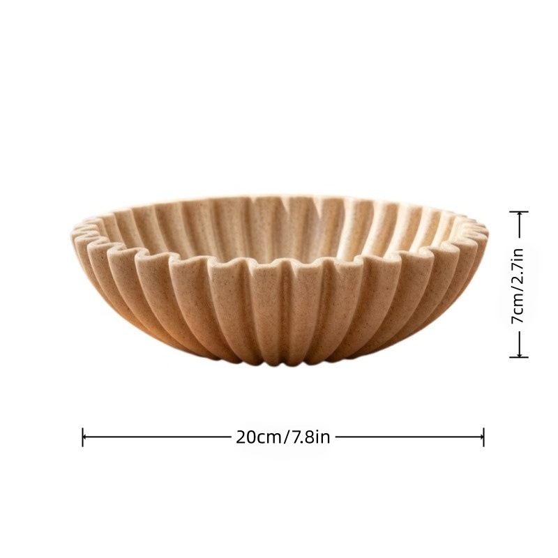 장식 접시 중형 20cm - 사암색
