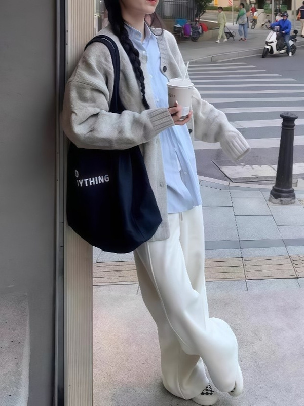秋冬女装2025新款巨好看的穿搭一整套韩剧盐系高级感毛衣三件套装|undefined