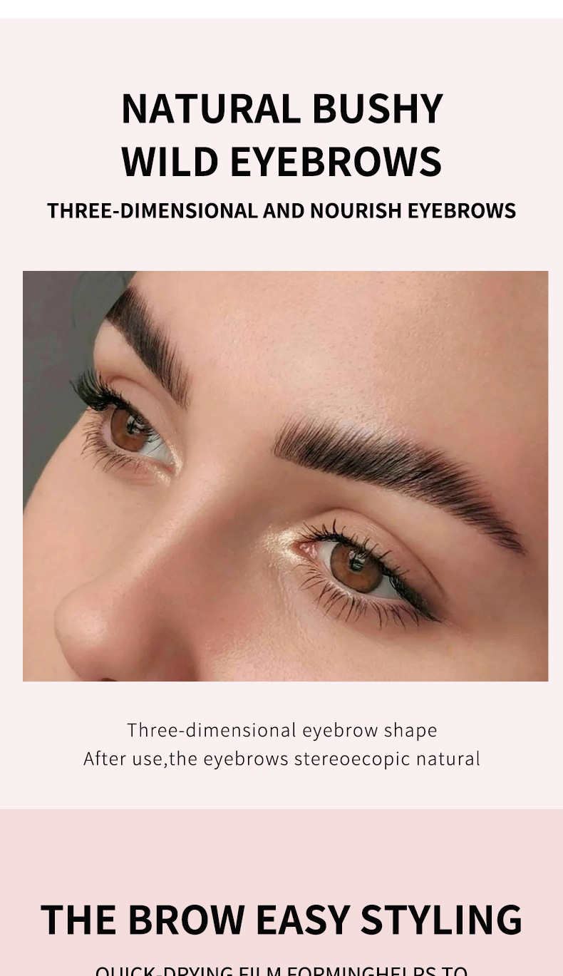 Läbipaistev värvitu kulmugeel koos kujundava valgu ja 8 g netomassiga