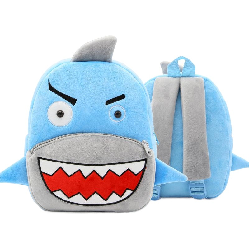 Reprintable LOGO cartoon animal series Children's bag 2-4 years old backpack Plush Backpack kindergarten school bag