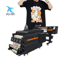PO-TRY白墨烫画打印机衣服t恤柯式热转印DTFprinte数码印花机