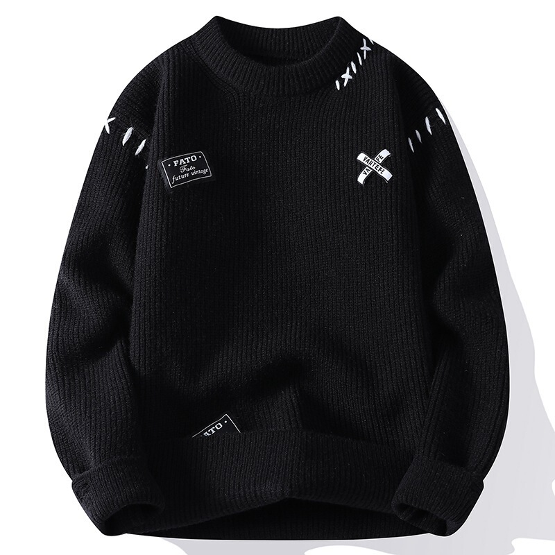 TYS-88019 - New autumn and winter men's knitted sweater, 22nd wave, one-piece drop shipping