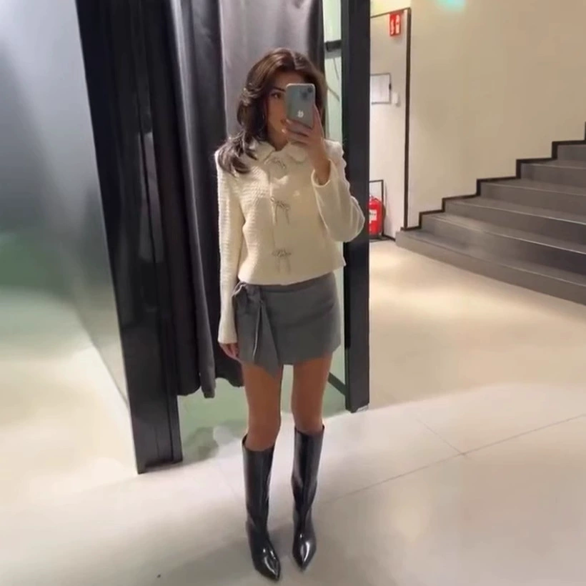 (Cross-border trading), fashionable jacket with bow, European style
