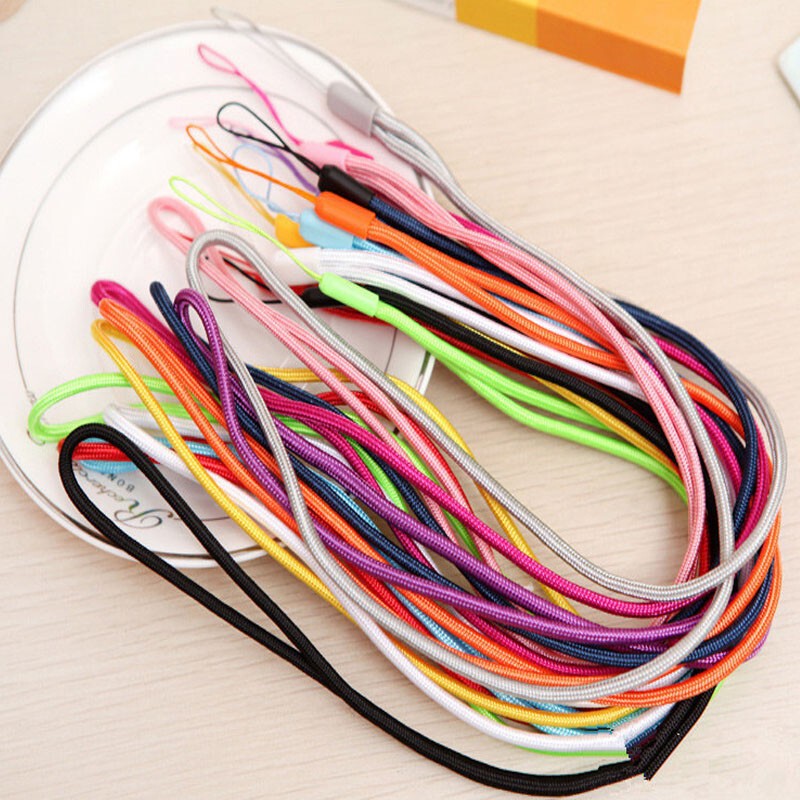 Long Round Lanyard Exhibition Brand Mobile Phone Shell Rope Neck Certificate Work Certificate Card Holster Multi-color Lanyard