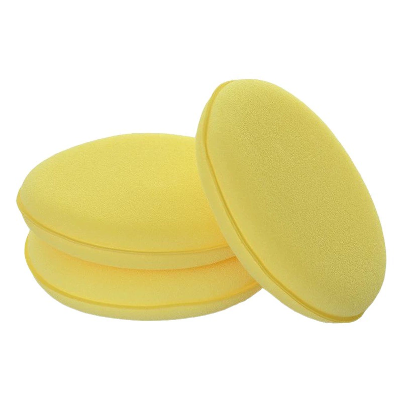 Прижимная губка для вощения края автомобиля губка для полировки тела высокой плотности протирание круглая Чистка косметическое обслуживание инструменты для мойки автомобилей