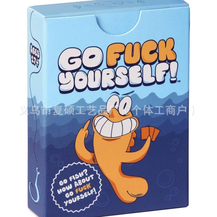 Новый трансграничный продукт. Карточная игра «Забавная рыба» для взрослых.