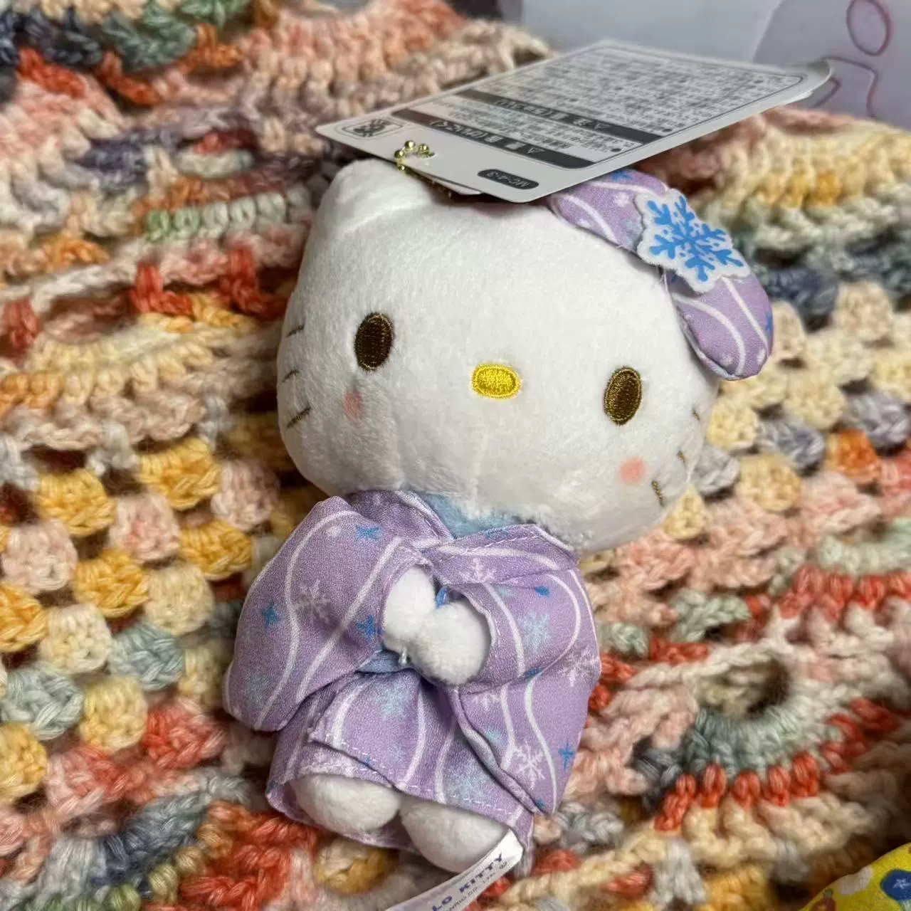 Плюшевая подвеска-брелок для ключей (Hello Kitty) симпатичная кукла, мягкая мини-плюша 10+ вариантов дизайна, подарок 0.038 кг