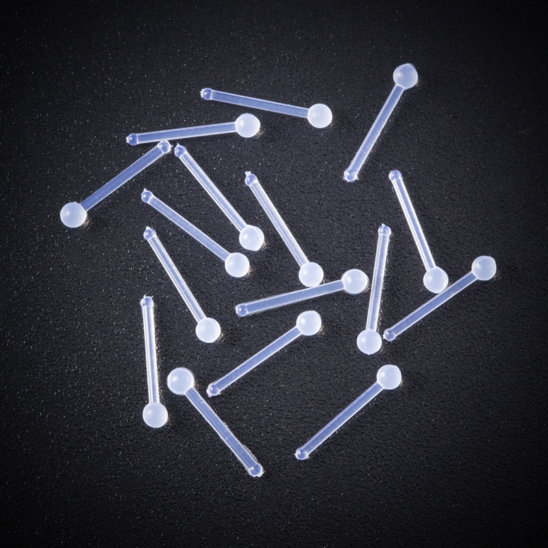 Simple Style Solid Color Plastic Nose Studs 1 Set display picture 4