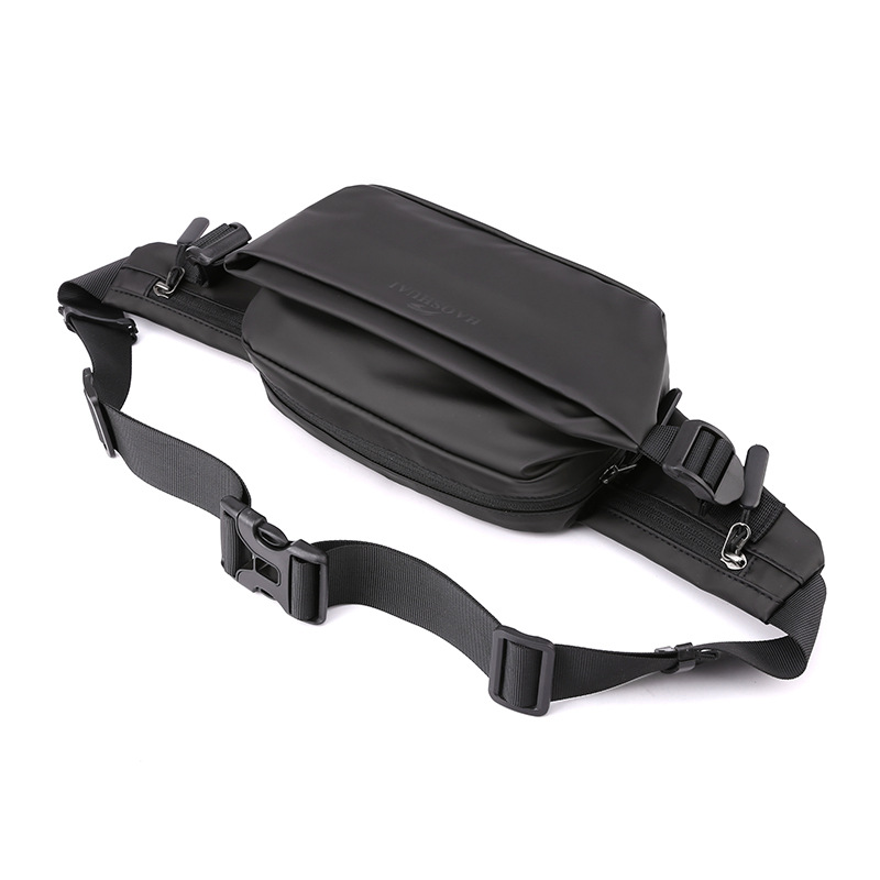 Venta al por mayor de los nuevos hombres de la cintura bolsa de moda casual pecho bolsa de mensajero al aire libre de cerca-ajuste corriendo cintura bolsa cajero bolsa de cintura bolsa