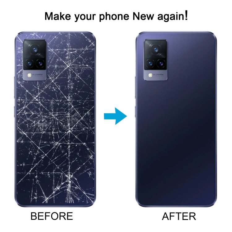 Aplicable para vivo V21 Batería original cubierta trasera con anillo de fase