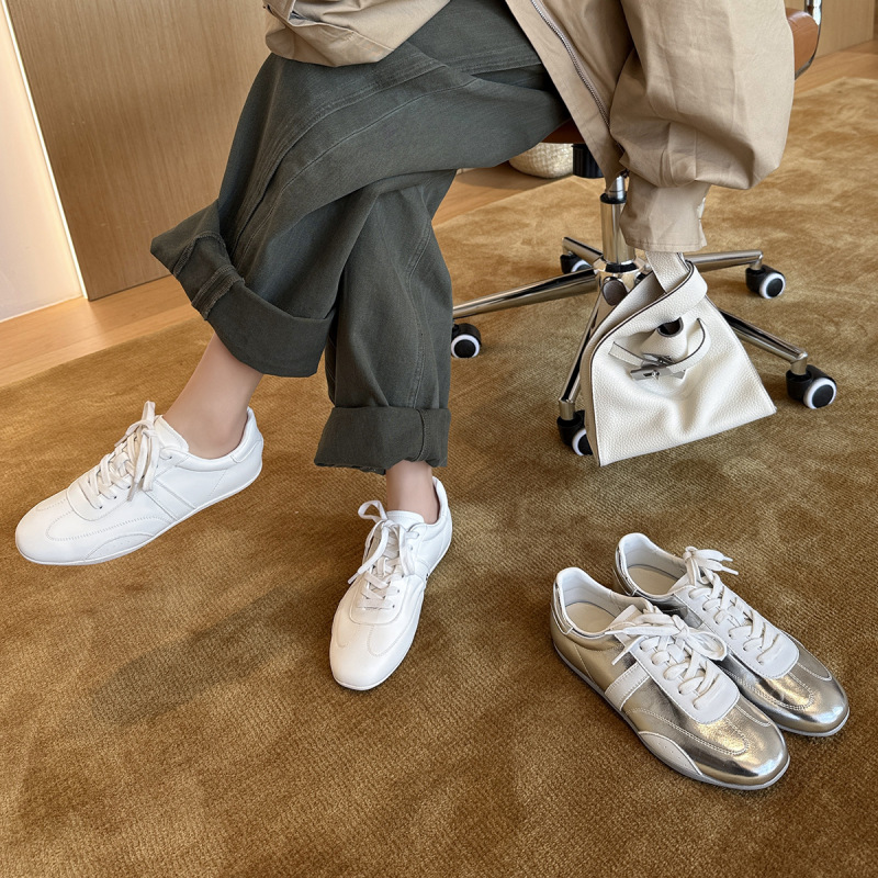 Marco&Joyce Casual Sneakers with Soft Soles, Early Spring New Niche Design Ballet-Style German Training Shoes for Women