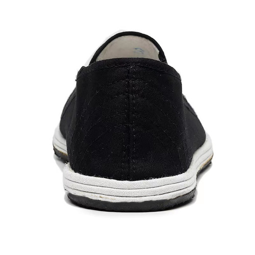 Old Model Leather-Soled Rubber-Sulfurized Black Cotton Military Shoes 7379, Breathable and Durable